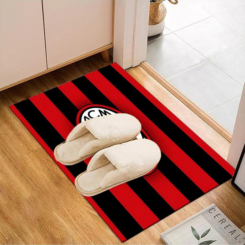 Milan Football club Printed Office Carpet Chair Cushion Entryway Rug, Rugs for Living Room, Bedroom Christmas gifts