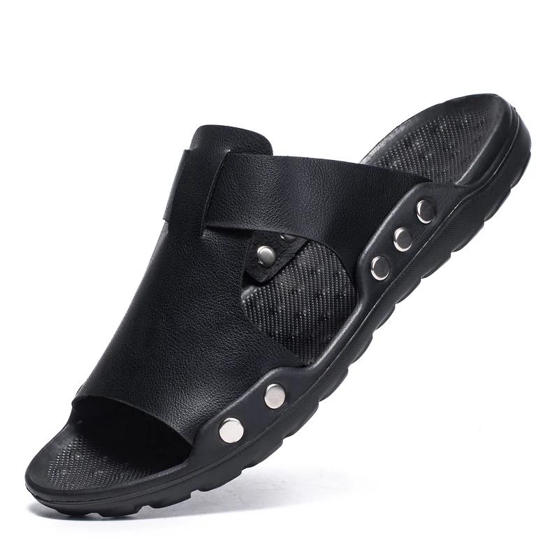 Men s Sandals Summer Shoes Men Slippers Indoor Slides Casual Beach Sandals Man Lightweight Breathable Beach Slippers Men Shoes 39