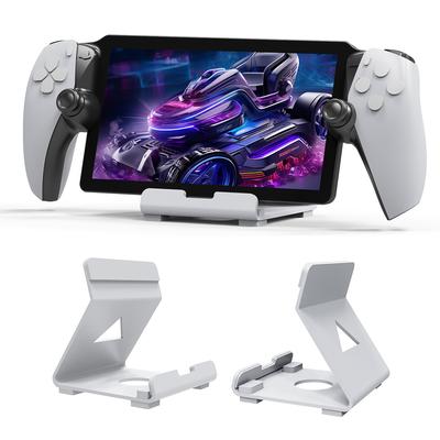 Suport de afișare desktop pentru PS Portal Steam Deck, economisiți spațiu, tablete, suport pentru consolă de jocuri portabilă cu pad din silicon