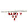 Cross-border explosive exaggerated multi-drain diamond large water drop pendant necklace necklace fashion luxury multi-color water drop necklace