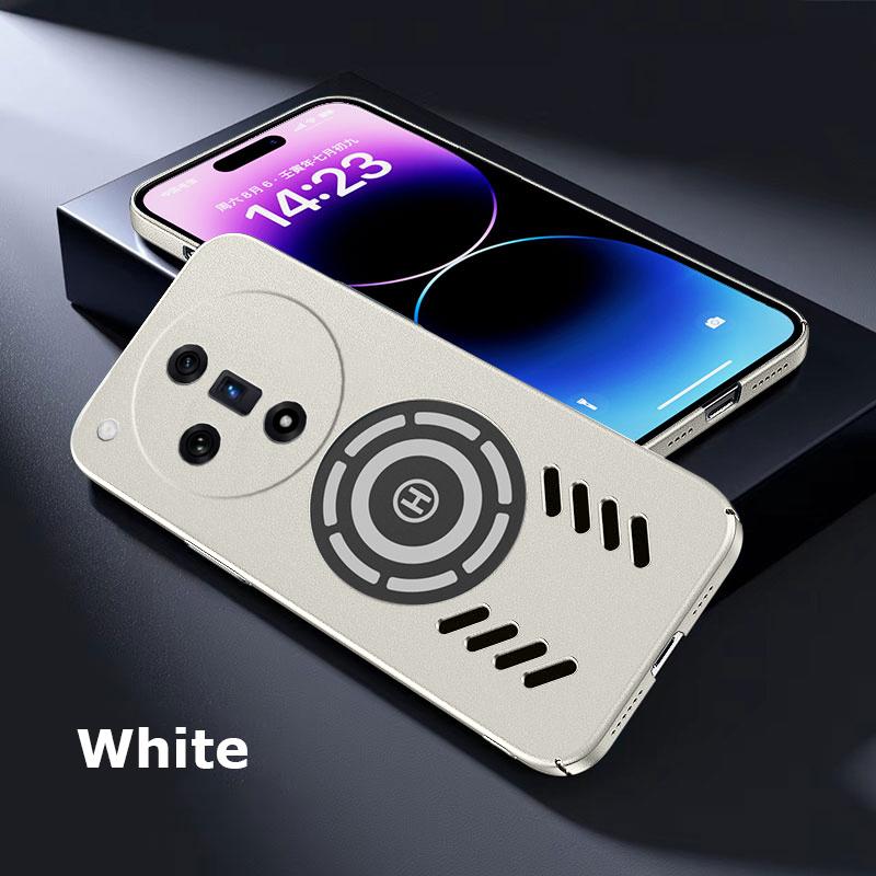 

Для Oppo Find X7 X3 X6 X5 Pro Ultra Rock Sand Ice Магнитный теплоотводящий матовый чехол для ПК с защитой от отпечатков пальцев дышащий охлаждающий чехол Shell Find X5 Pro белый