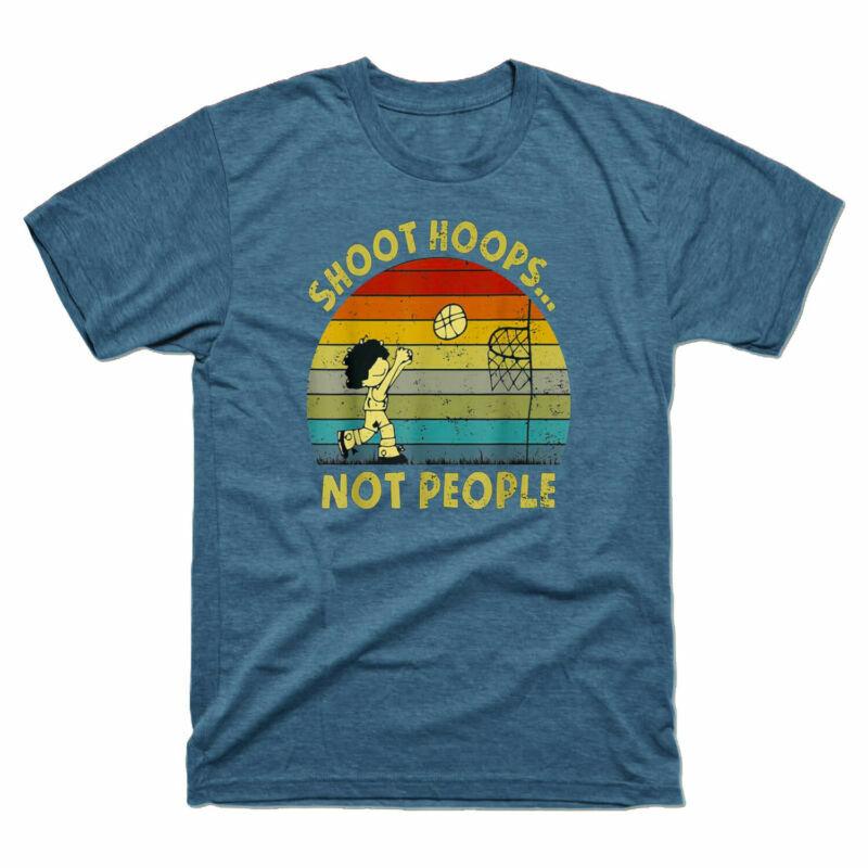 People Basketball Vintage Hoops Tee Retro Shoot Black TShirt Lovers Not Unisexs