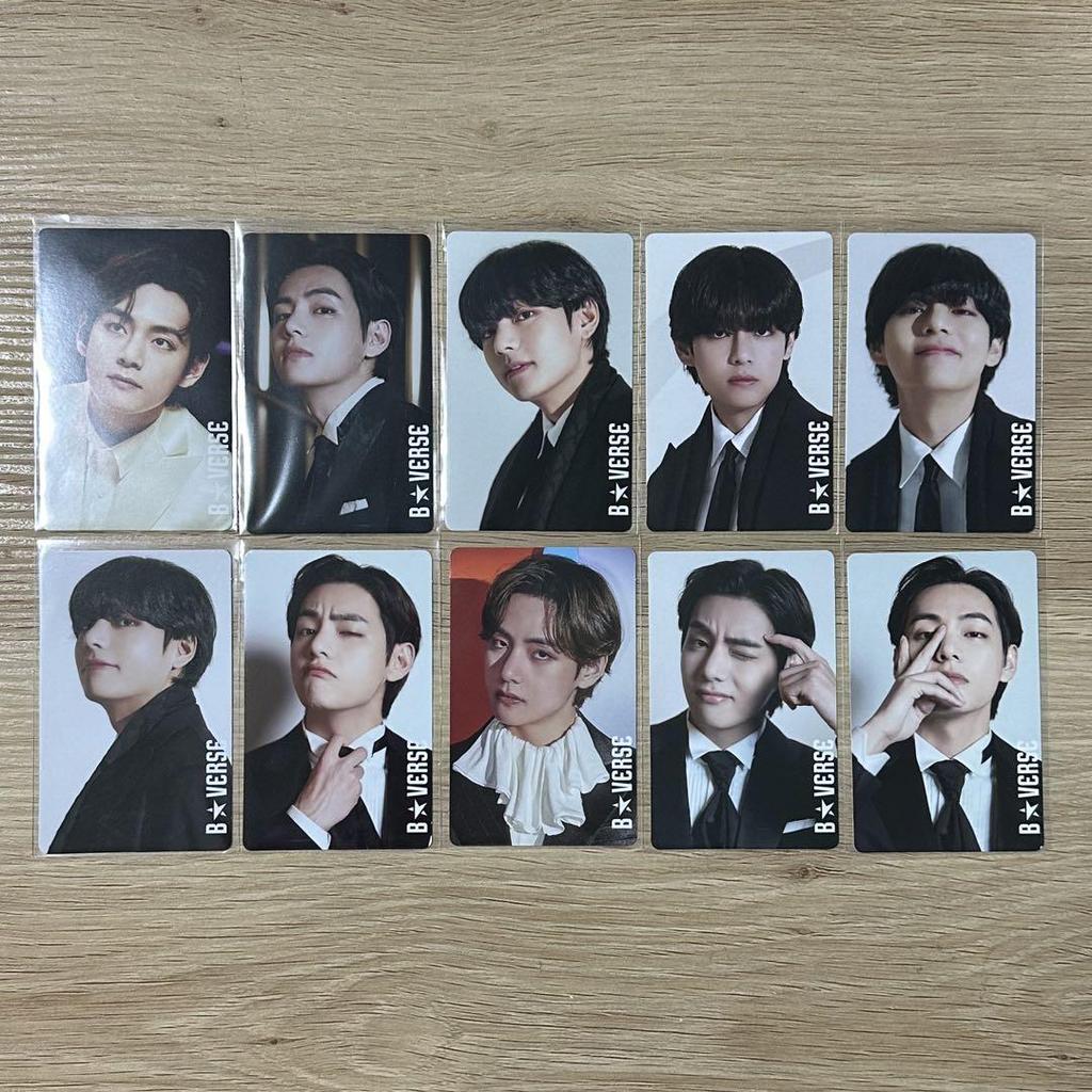 [USED] BTS BVERSE Admission Bonus Trading Card V Semi-Complete Set (Sold Separately)
