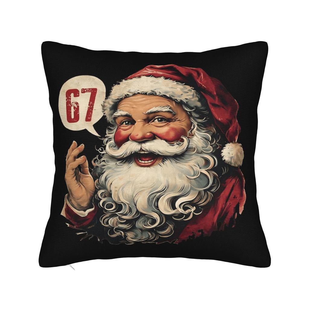 67 Sechs Sieben Italienisches Gehirnfäule Meme Kissenbezüge Lustiger Kissenbezug für Sofa Couch Bett Wohnzimmer Gemütlicher Kissenbezug