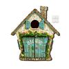 Weather Resistant Patio Accents Mini Fairy Door, Wooden Miniature Garden Welcome Gnome Handcrafted Home Decor House Accessories for Outdoor
