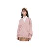 Uniqlo Loose Couple Casual Long Sleeve Cardigan Sweater Unisex Sweater Pink 462199-11