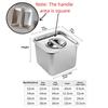 Dustproof Frozen Yogurt Container Large Capacity Condiment Container with Lid  Fruit