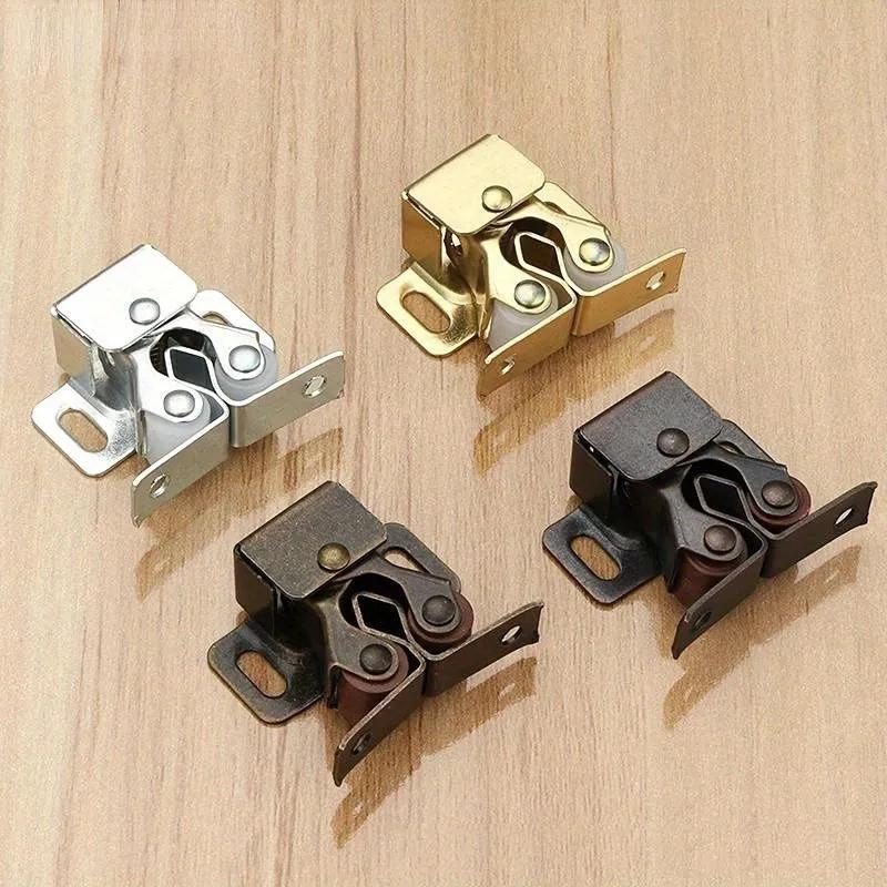 5pcs Cabinet Door Suction Door Buckle Magnetic Suction Spring Buckle Magnet Door Door Device