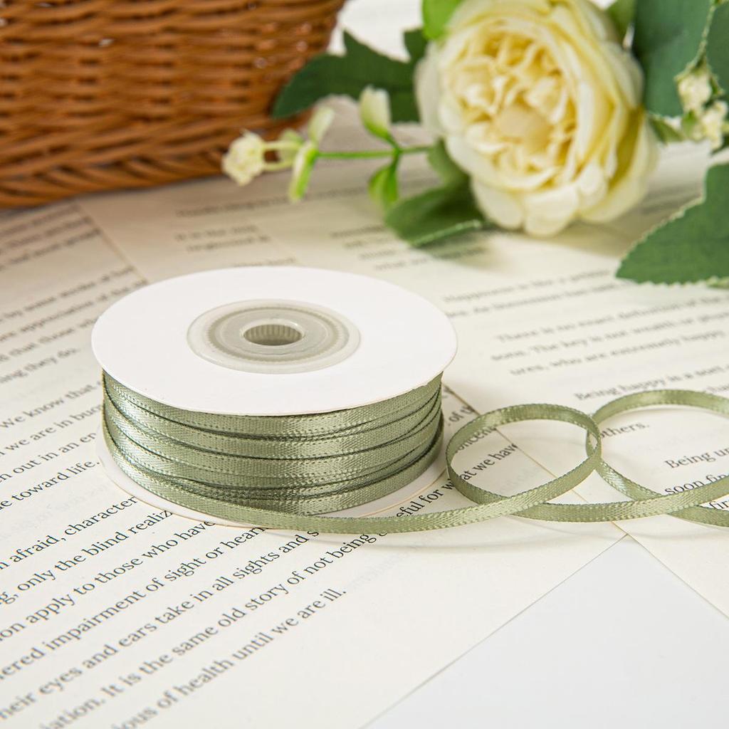 0,3 cm-es kétoldalas poliészter szalag ajándékcsomagoláshoz és hajdíszekhez