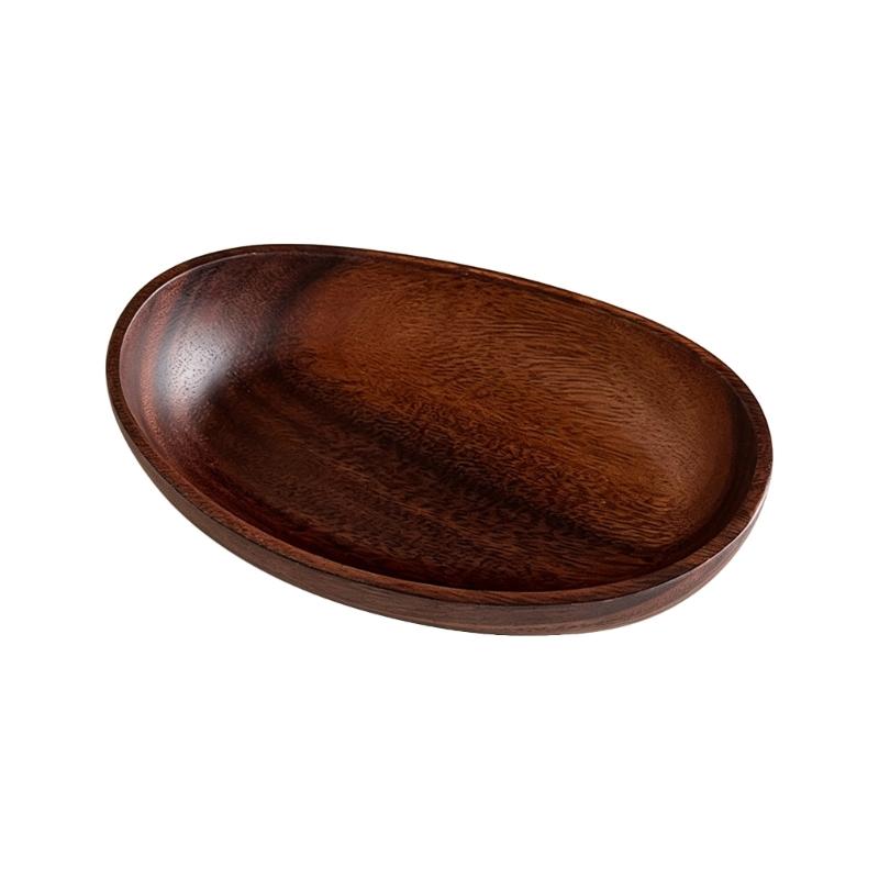 Natural Wooden Valet Dish Handmade Home Accessory Key Jewelry Organizers Perfect For Nightstand Or Dresser Top