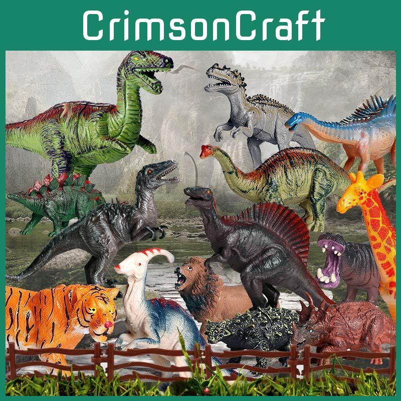 Dinosaur Plastic Figures Model For Kids Educational Decor And Display Playroom