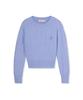 Nodeuyuumeon Witty Cable Round Knit [Sky Blue]