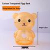 Clear Bear Coin Bank & Candy Jar for Kids' Birthdays
