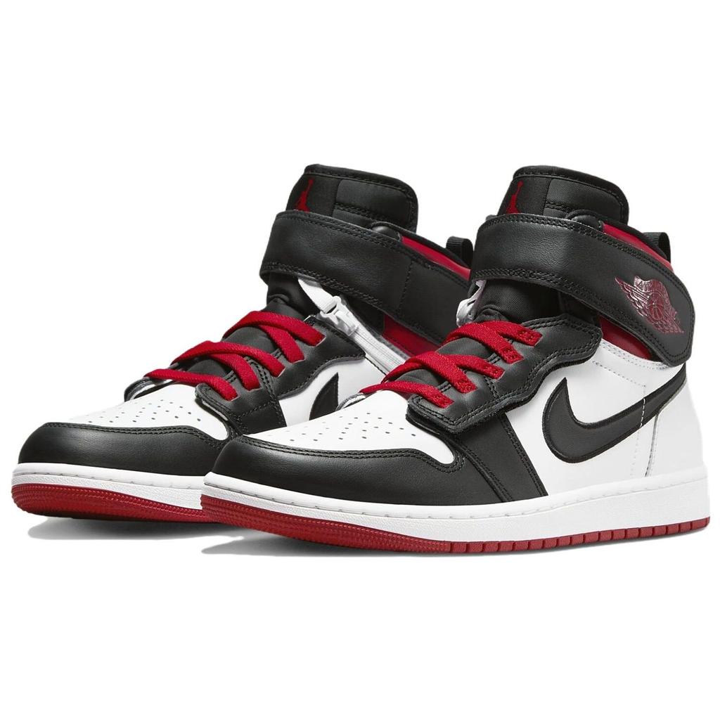 Air Jordan 1 High FlyEase Gym Red Black Toe Men Sneakers White CQ3835-106