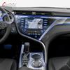 TPU for Toyota Camry 2018- Transparent Protective Film Car Interior Stickers Central Control Door Air Gear Navigation Panel