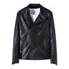Autumn and Winter Men's Leather Jacket Leather Jacket Locomotive PU Leather Velvet Casual Handsome Jacket
