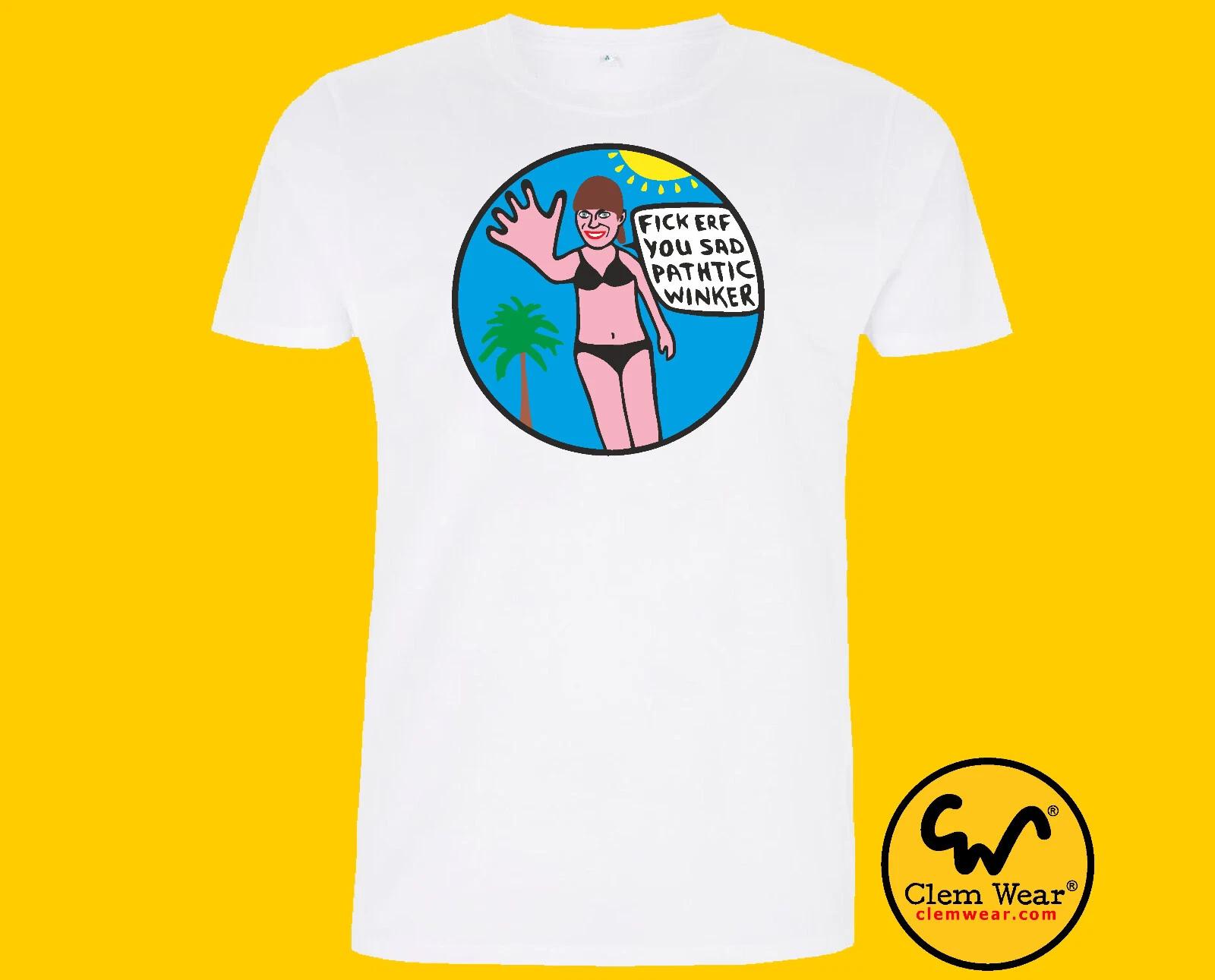 Rik Mayall Bottom tshirt tee t-shirt FICK ERF art funny comedy carbon neutral S