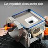 220V Meat Vegetable Slicer Two-in-one Commercial Automatic Mini Machine Electric Cutter For Resterant Canteen Multifunctional