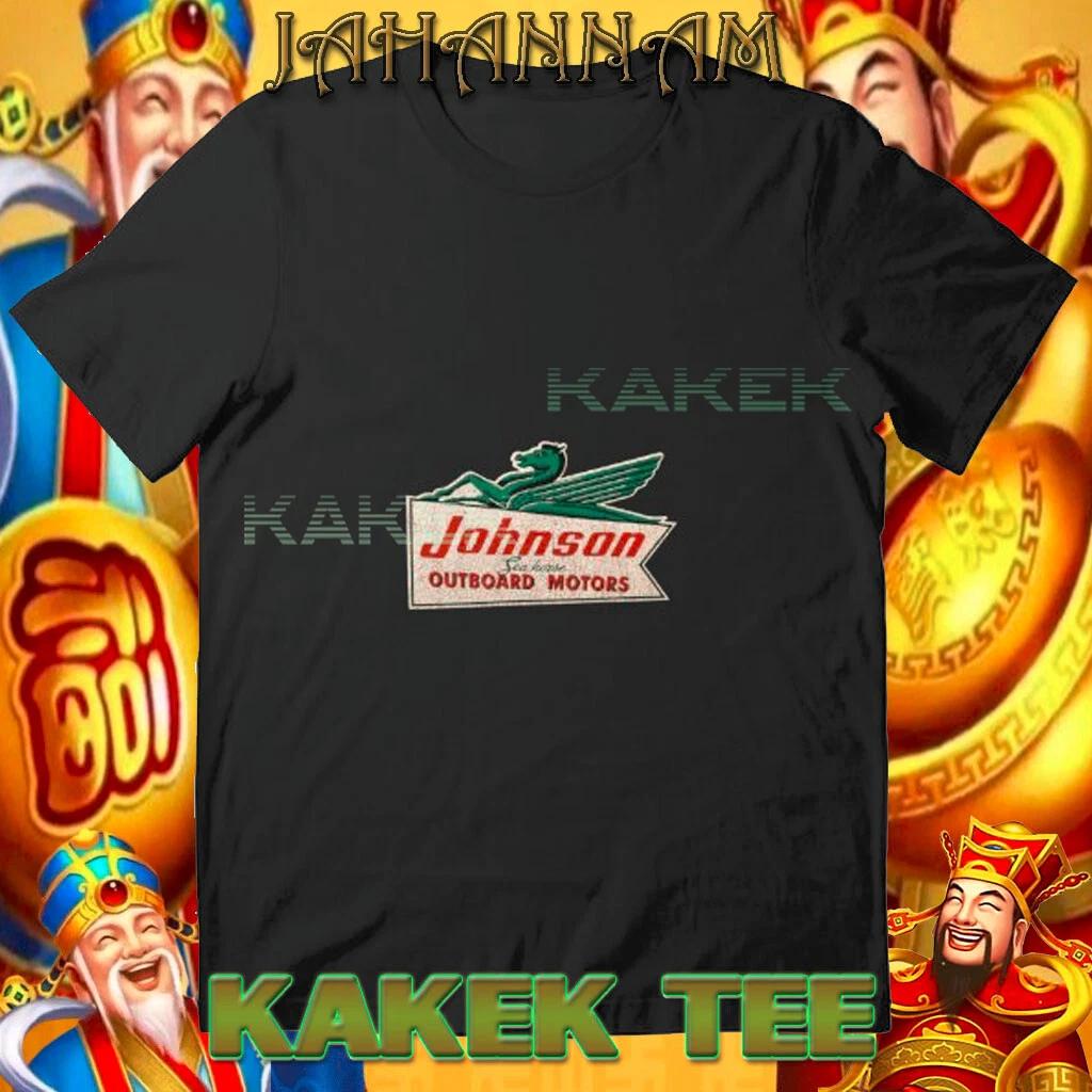 

New Shirt Johnson Outboard Motors Logo Funny TEE T shirt Size S to 5XL 4XL