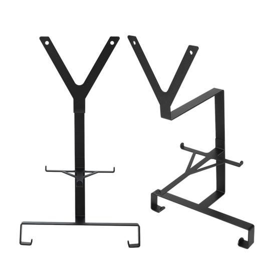 Nástěnný držák na motocyklovou helmu Těžká ocelová motorka Motocykl Sportovní helma Brýle Boty Pumpa Cyklistické vybavení Displej Rack Věšák