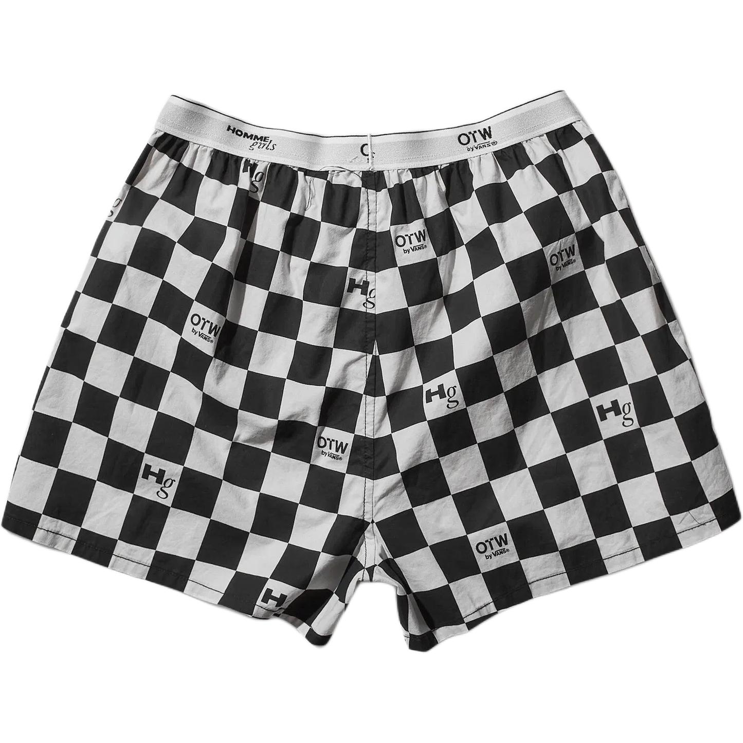 Vans Checkered Mid-Rise Loose Boxer Briefs Men underwear Black VN000K8MWHT1 L