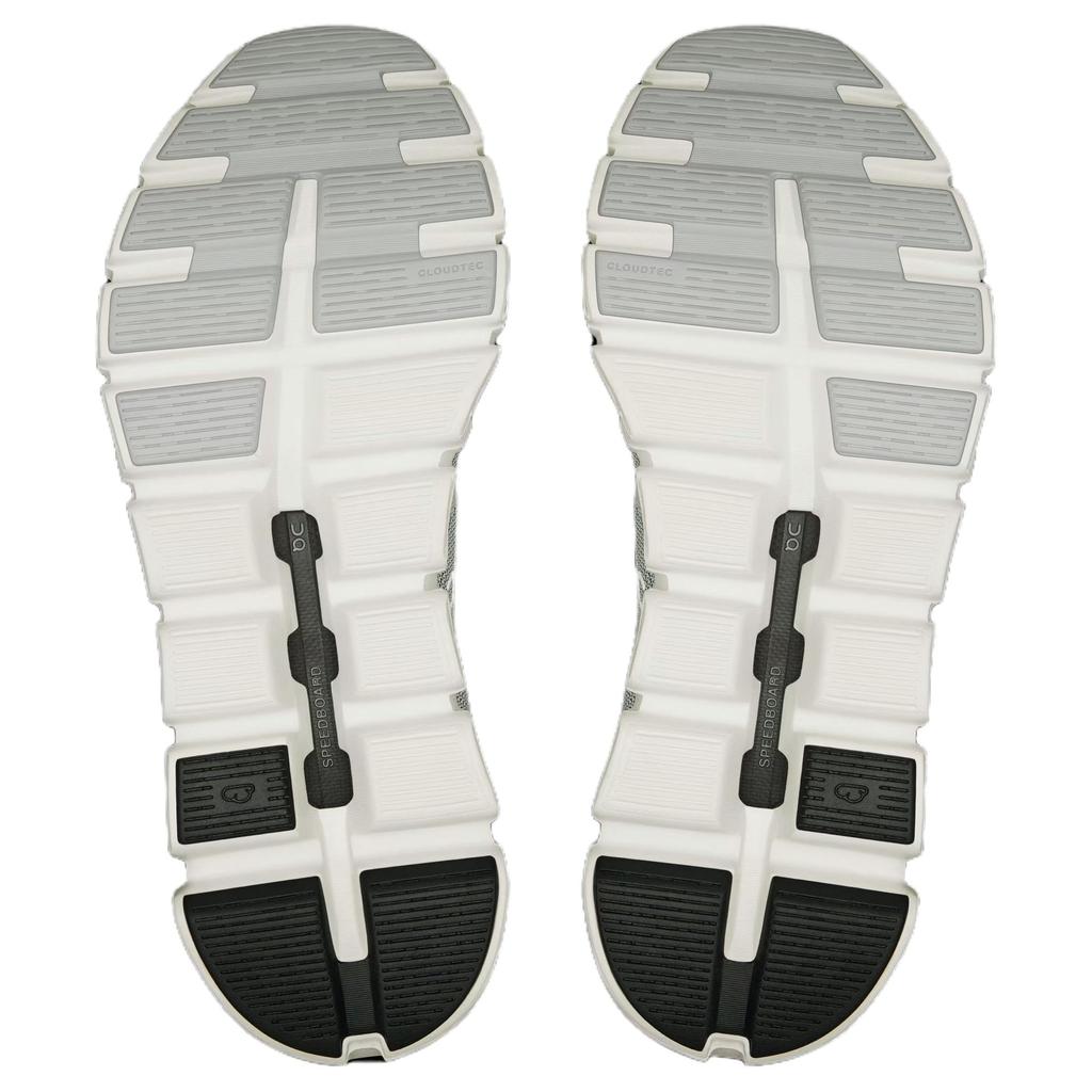 On Cloud 6 Rebound Abrasion Resistant Rebound And Wear resistant Running Shoes Women's White Gray Black 3WF10030462