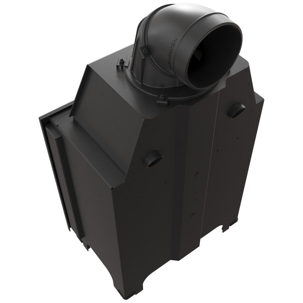 Steel fireplace KRATKI MBM 10 kW Ø 200