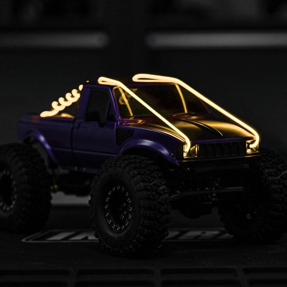 Flexible LED Strip Lights 1/24 Scale Night Spotlight New RC Car Lights for SCX24 TRX4M UTB18