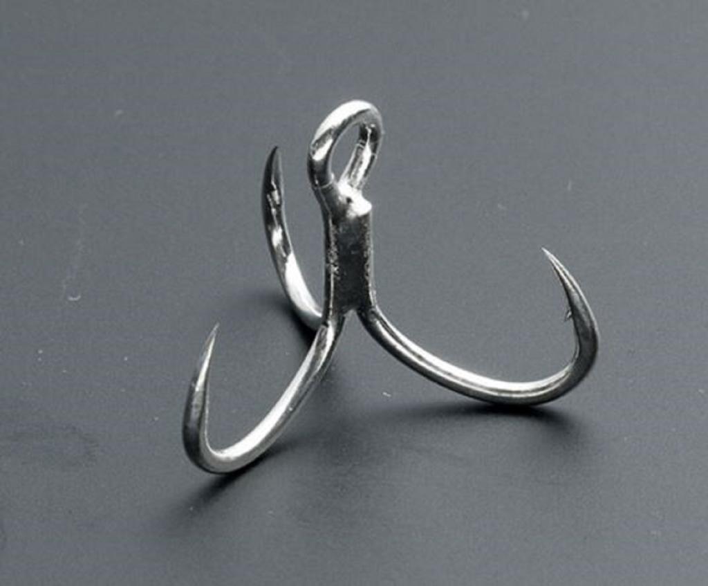 Decoy Y-W77 Treble Hook Wide Gap Extra Strong Hooks Size 8 (7158)