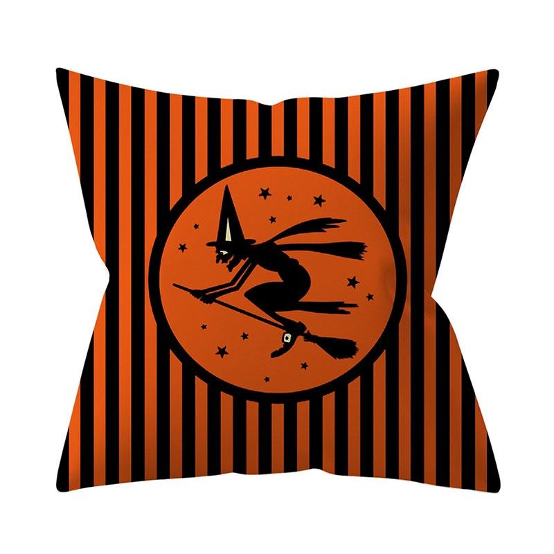 Super Soft Halloween Pumpkin Throw Pillow Case For Cozy Sofa And Festive Home Decor
