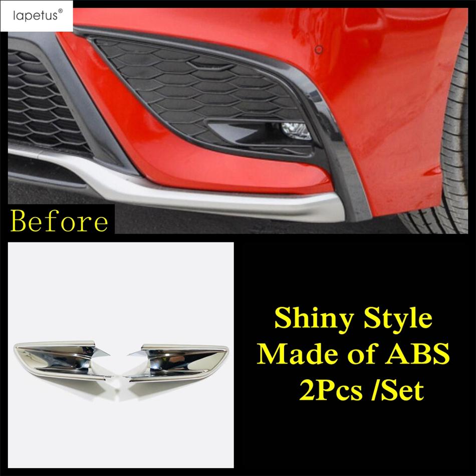 Front Bumper Fog Lights Lamps Frame Decoration Cover Trim For Toyota Camry XV70 ABS Chrome Accessories Exterior
