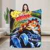 Crashs Bandicoots Soft Warm Blanket  Airplane Travel Plush Throw Blanket Funny Couch Chair Flannel Bedspread Sofa Bed Cover