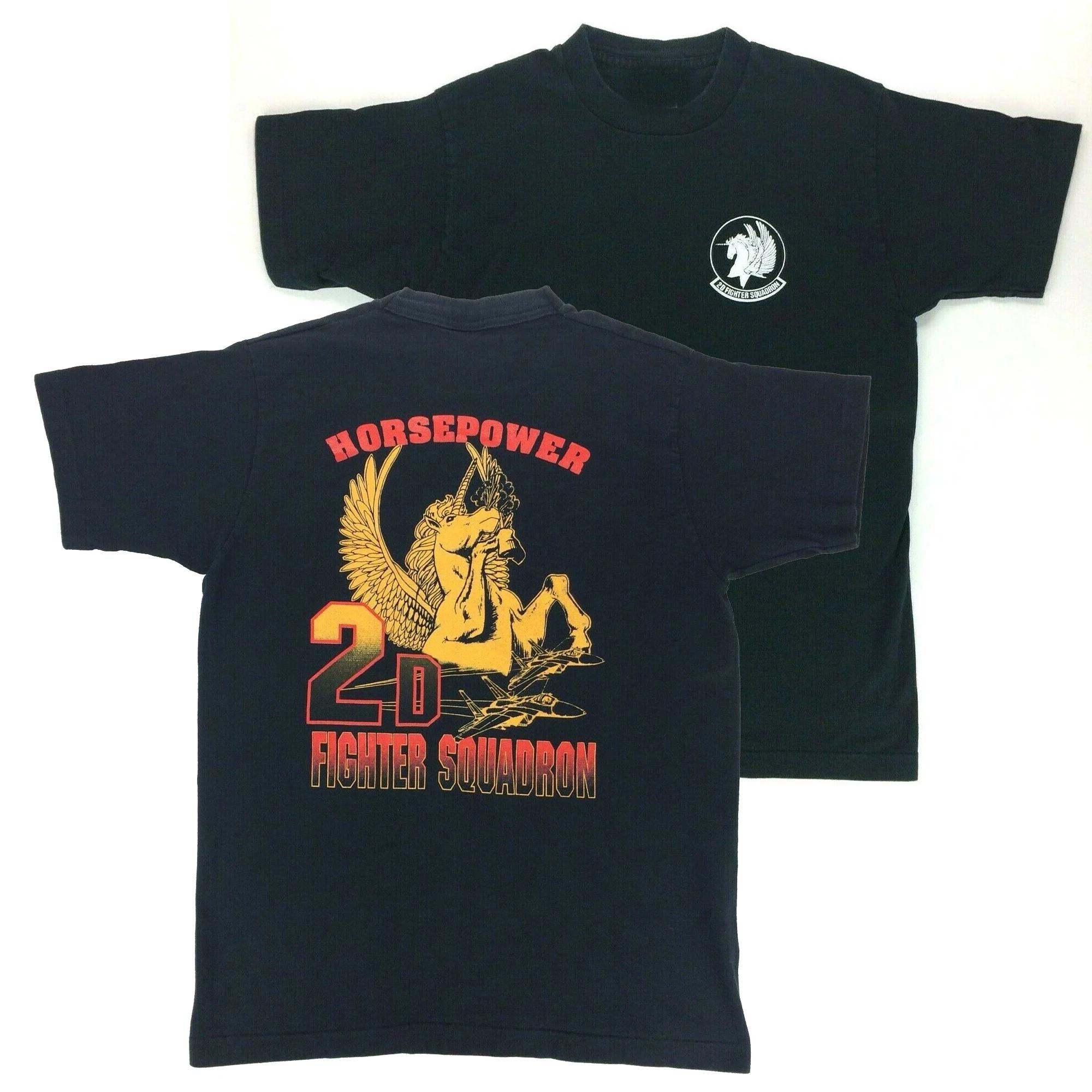 USAF F15 Eagle 2D 2nd Fighter Squadron TShirt 100 Cotton ONeck Summer Short Sleeve Casual Unisexs Tshirt Size S3XL S