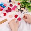 FINGERINSPIRE 18pcs Love Heart Crochet Appliques Assorted Colors Cotton Crochet Patches Handmade Cloth Patch Heart Ornament Accessories for Clothing