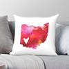 Ohio State Heart Square Pillowcase Polyester Linen Velvet Printed Zip Decorative Throw Pillow Case Sofa Cushion Cover