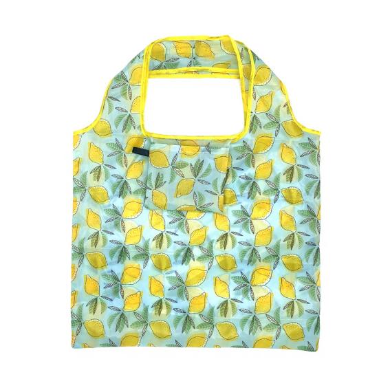 Folding Shopping Bag Reusable Tote Cute Prints Foldable Portable Animal Plants Fabric Grocery Shopping Tote