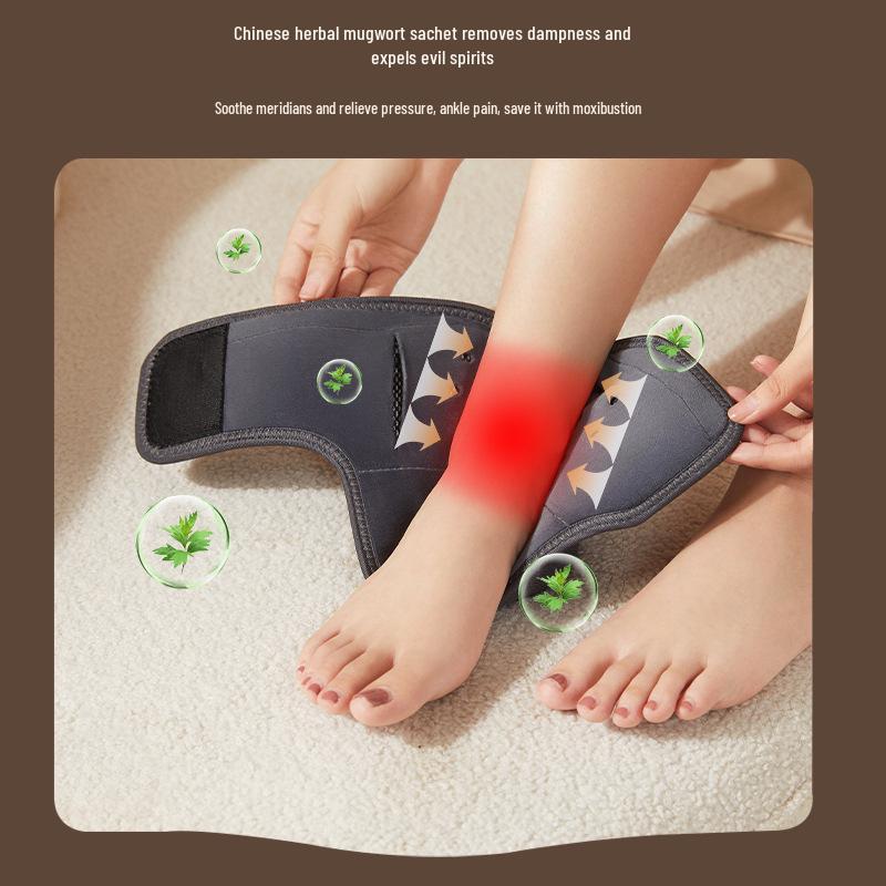 Heated Foot & Ankle Massage Sleeve - Warm Cuff & Joint Protector