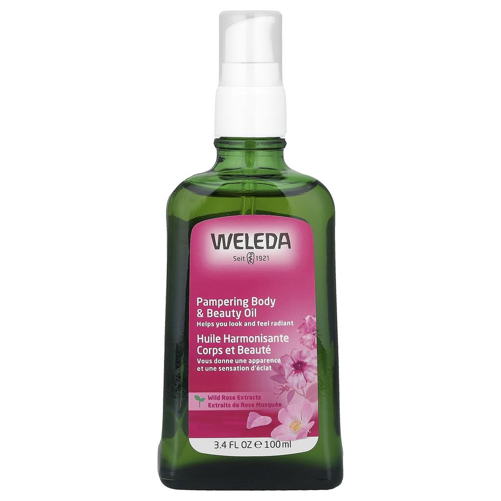 Pampering Body & Beauty Oil, Wild Rose Extract, 100Ml(3.4Fl Oz)
