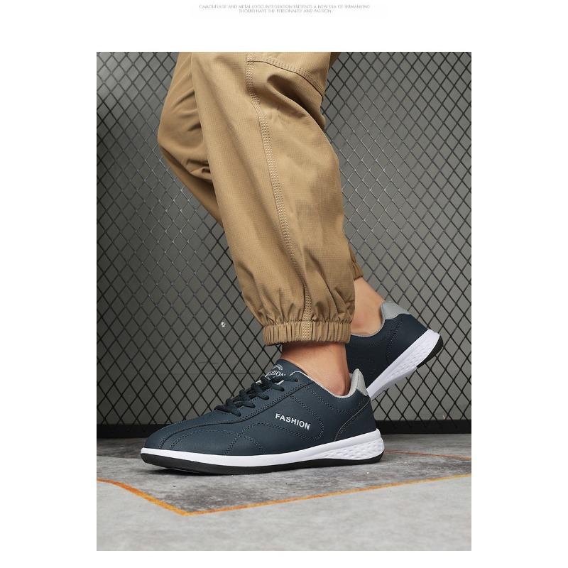 Große Leder Leichte Wasserdichte Board Schuhe, Lässige Studenten Laufschuhe, Herren- und Jugendsportschuhe