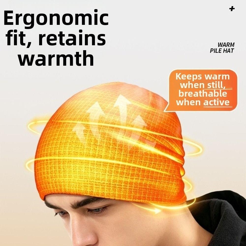 Windproof Winter Ski Hat Stretchy Breathable Cold Weather Hat New Windproof Beanie  Commuting