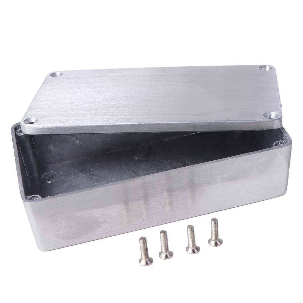 1590B Aluminum Stomp Box with Screws Guitar Effect Cases Musical Instrument