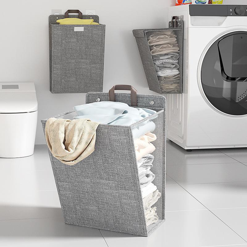 Folding Laundry & Storage Basket for Clothes and Yoga Mats