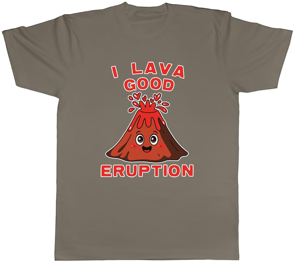 I Lava Good Eruption Funny Volcano Unisexs TShirt Tee Gift Top