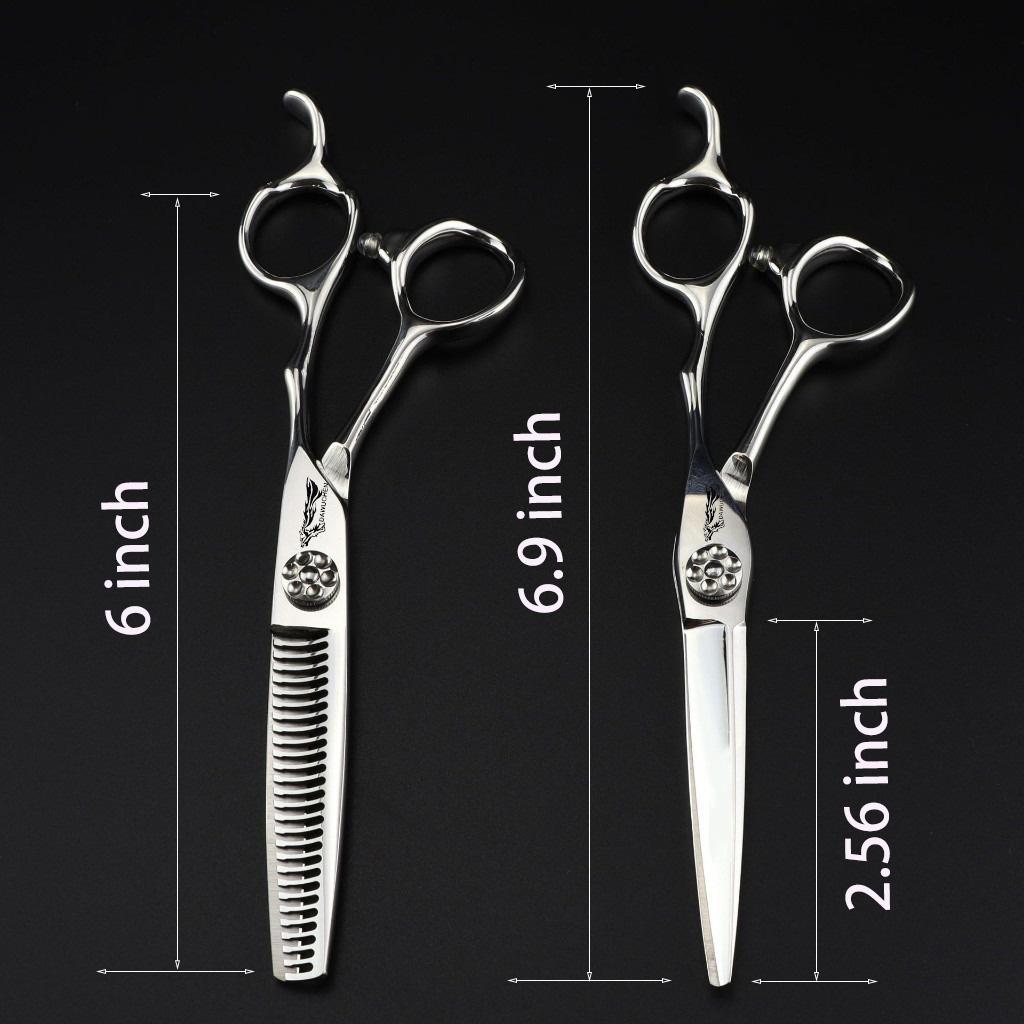 DAWUCHEN Marke scharfe Haarschneideschere, Haarschneideschere aus Kohlenstoffstahl, Qualitätsstufe 1