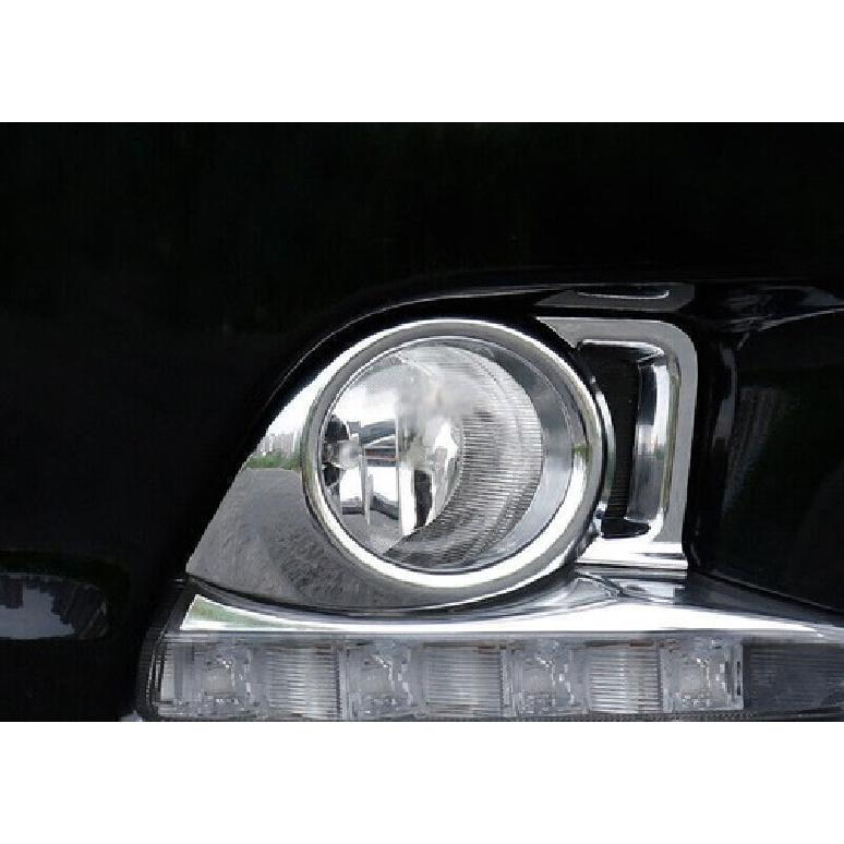Für Toyota Highlander 2015-2017 Chrom Außen Front Nebelscheinwerfer Rahmen Verkleidung 2 Stück
