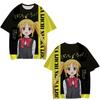 Anime Manga T-skjorter Bocchi The Rock 3D Print Streetwear Menn Kvinner Mote Oversized kortermet T-skjorte Barneskjorter Topper Klær