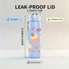 1PC Cupcake Birthday Cake Pattern 750ml Color Plastic Sports Water Bottle Leakproof Flip Straw Lid Suitable for Sports Office Home Use