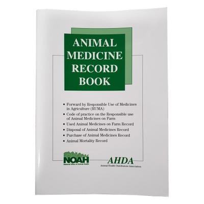 Sundry Libro de registro de medicina animal