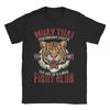 Muay Thai Thai Boxing T Shirts for Men Women Pure Cotton Leisure TShirt Round Neck  Tees Short Sleeve Clothes Adult