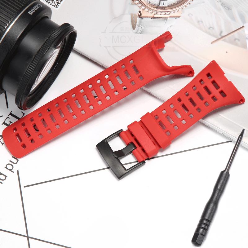Rubber Watch Band For Suunto Ambit 3 Peak Ambit 2 2R Men's Silicone Waterproof Strap Bracelet Replacement Watch Accessories